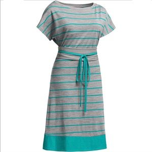 Icebreaker Allure Stripe Dress Merino Wool XS